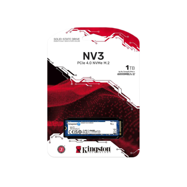 1TB Kingston NV3 NVMe M.2 SSD