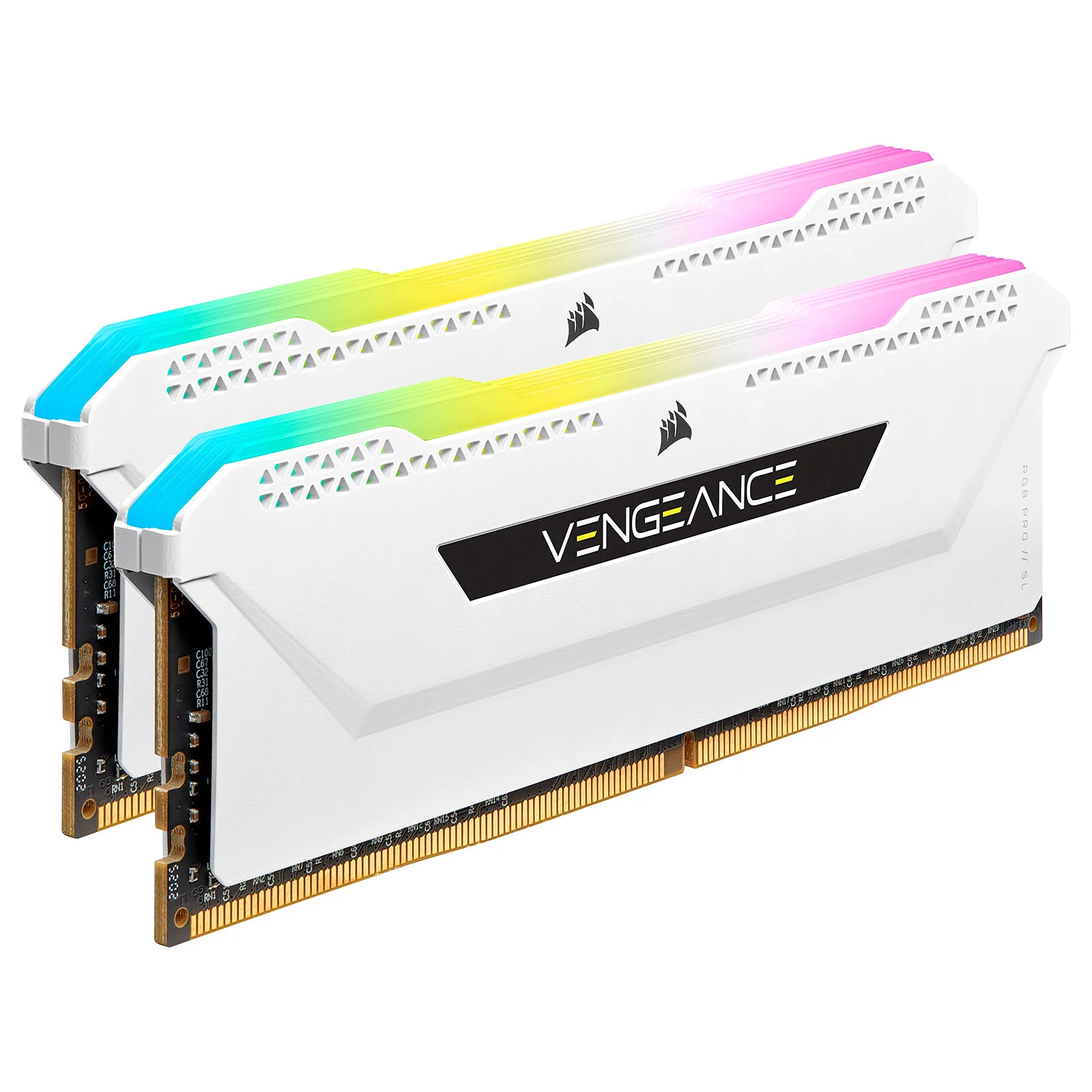 CORSAIR PRO SL RGB 32GB (16×2) 3200MHz CL16 White - Image 2