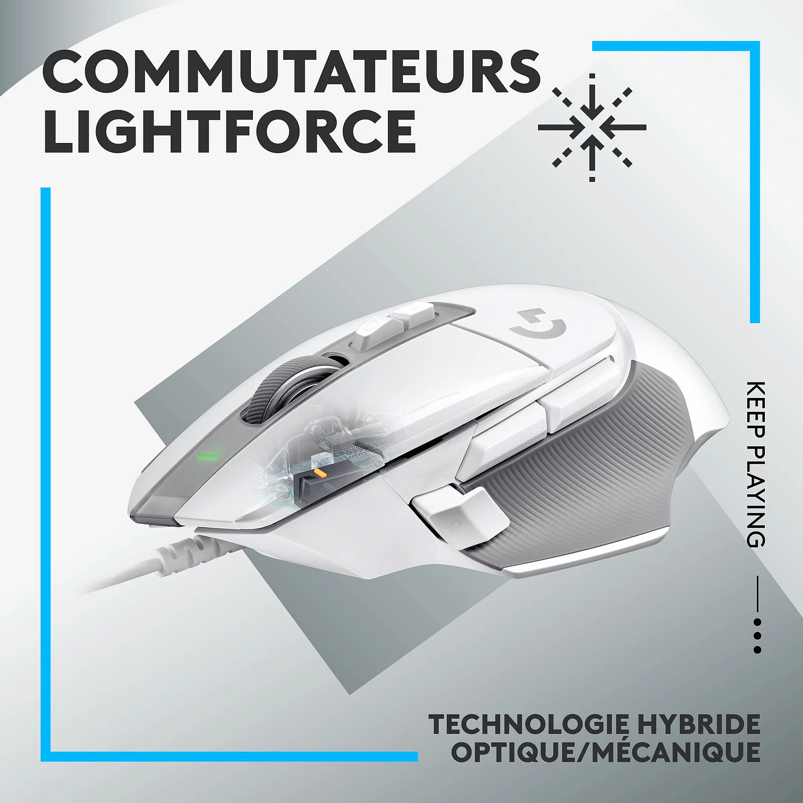 Logitech G G502X Blanc - Image 2