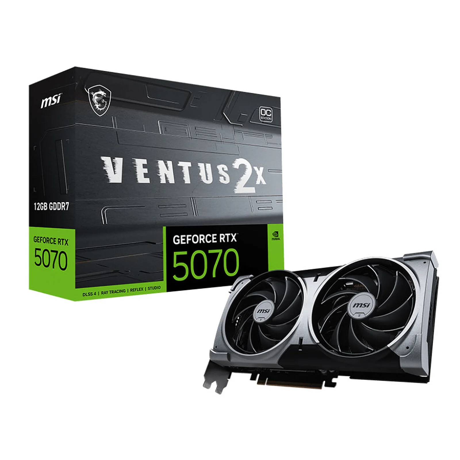 MSI GeForce RTX 5070 12G VENTUS 2X OC (BOX)