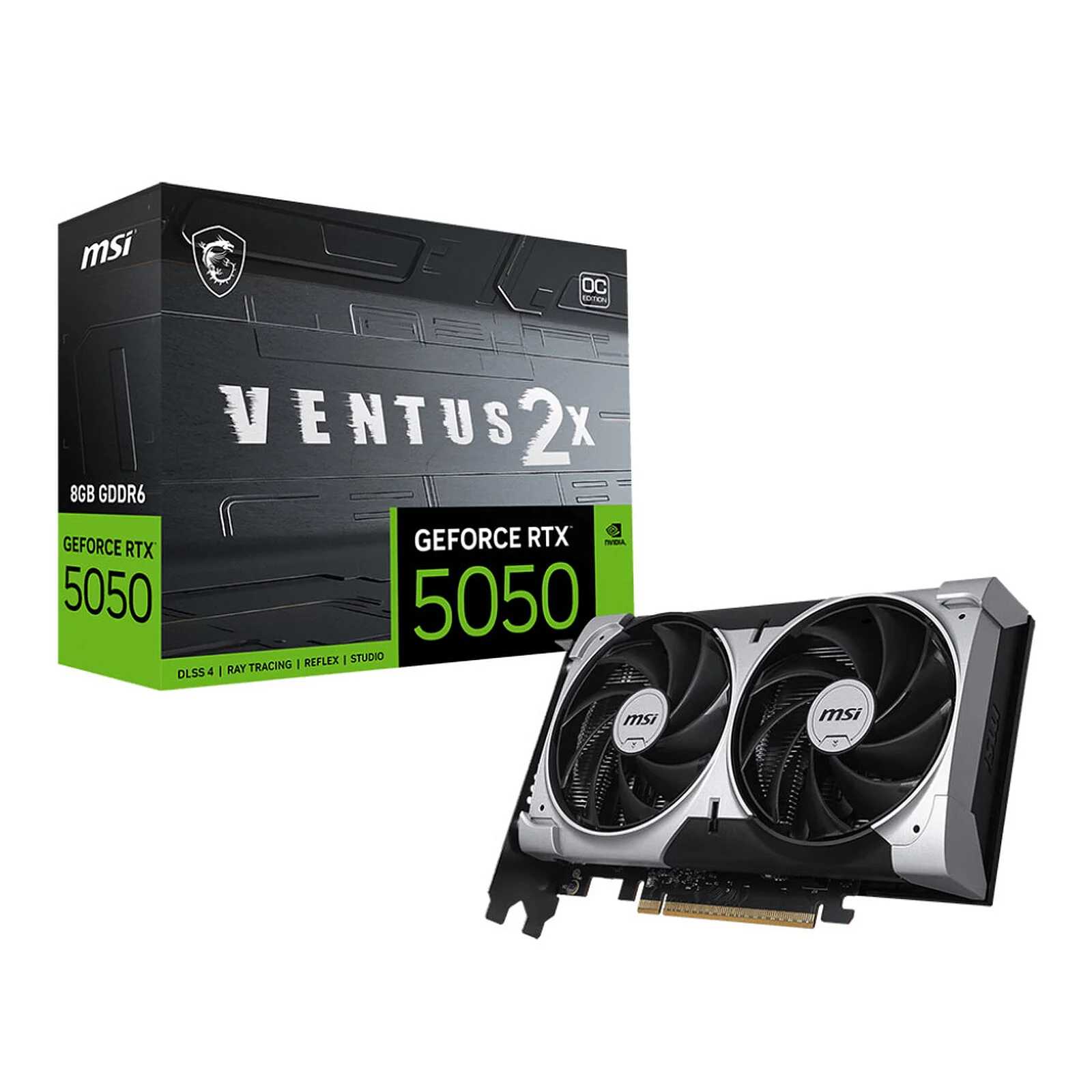 MSI GeForce RTX 5050 Ventus 2X OC 8GB GDDR6